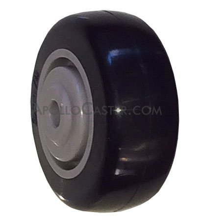 (image for) Caster; Swivel; 3" x 1-1/4"; PolyU on PolyO (Blue); Stem (1/2"-13TPI x 1-1/2"); Prec Ball Bearings; 250#; Dust Cover; Pedal Wheel Brake (Item #64651)