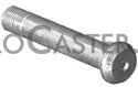 (image for) Axle; 3/8" x 2-1/8" (Shoulder length); Steel (for 1-1/4" wide wheels). Rivet Style head. (Non-brake length) Nut is 88882 (Item #89080) - Click Image to Close