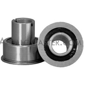 (image for) Bearing; 1-3/16" x 1-1/4"; Stainless Sealed Prec BB; 1/2" Bore; Flanged (not recommended for metal core wheels) (Item #88590)