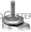 (image for) Socket; 1/2" OD (fits 5/8" OD 16 ga Tubing); Steel Spring Retention Threaded Stem Receiver; accepts 1/4"-20TPI Stem; Round (Being discontinued) (Item #88241)
