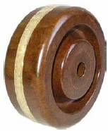 Wheel; 6" x 2"; Phenolic; High Temp (BR); Roller Brng; 900#; 3/4" Bore; 2-3/16" Hub Length; High Temp (475/ 550 deg dry) (Item #89454)