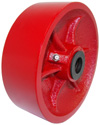 Wheel; 6" x 3"; Steel (Ductile); Roller Brng; 1-1/4 Bore; 3-1/4 Hub Length; 6000# (Item #89033)