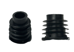 Socket; Grip Ring: .963" O.D. x 7/16". Plastic (dark); for 1" Round tubing; 18 ga; fits 7/16" connectors up to 1-1/4" long (S-R100D-16) (Item #87563)