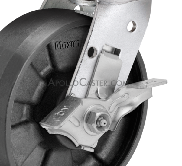 Brake Kit; 6\" x 2\"; Stainless; Top lock brake (Brand specific - must know caster/ yoke brand) (Item #87767)