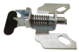 Position Lock Brake; Steel; Foot activated; Bolt-on style; Works with most 4"x4-1/2" notched caster plates. Not for Pneumatic or Flat-free wheels. (Item #88865)