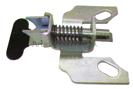 Position Lock Brake; Steel; Foot activated; Bolt-on style; Works with most 4\"x4-1/2\" notched caster plates. Not for Pneumatic or Flat-free wheels. (Item #88865)
