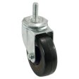 Caster; Swivel; 3" x 1-1/4"; Phenolic; Threaded Stem (7/16"-14TPI x1-1/2"); Zinc; Plain bore; 300# (Item #65097)
