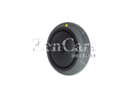 (image for) Caster; Swivel; 3" x 1-1/4"; Conductive Gray TPR; Plate (2-1/2"x3-5/8"; holes: 1-3/4"x2-7/8" slots to 3"; 5/16" bolt); Zinc; Prec Ball Brng; 200#; Dust Cover (Item #64027)
