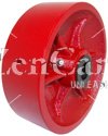 (image for) Wheel; 12" x 3"; Steel (Ductile); Roller Brng; 1" Bore; 3-1/4" Hub Length; 6000# (Item #89023)