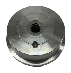 (image for) Wheel; 8" x 2-3/8" (9"x3" with flange); Cast & Steel; Single Flange; Prec Tapered Brng; 10000#; 1-1/4" Bore; 3-1/2" Hub Length (Item #89859)