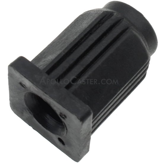 Socket; Grip Ring: fits 1\" 18 ga square tubing; 0.917\" O.D. x 7/16\" I.D; fits 7/16\" connectors up to 1-3/8\" long.; Open End; Octagonal. Also see 89895. (Item #89264)