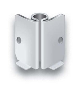 (image for) Socket; 90 degree; inside corner bracket; fits 7/16" Grip Ring connectors up to 1-7/16" inches long; 11/32" holes; Extends 1-5/16" from corner; 1-9/16" tall (Item #89202)