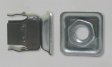 Socket; 7/8" ID (fits 1" OD 16 - 18 ga Tubing); Steel Spring Retention Threaded Stem Receiver; accepts 3/8"-16TPI Stem; Square (Item #88234)