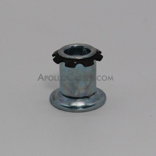 (image for) Socket; 1/2\" OD (fits 5/8\" OD 16 ga Tubing); Steel Spring Retention Threaded Stem Receiver; accepts 1/4\"-20TPI Stem; Round (Being discontinued) (Item #88241)