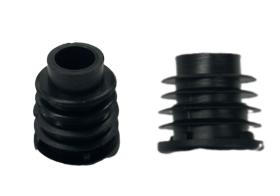 (image for) Socket; Grip Ring: .963" O.D. x 7/16". Plastic (dark); for 1" Round tubing; 18 ga; fits 7/16" connectors up to 1-1/4" long (S-R100D-16) (Item #87563)
