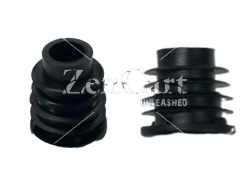 (image for) Socket; Grip Ring: .963" O.D. x 7/16". Plastic (dark); for 1" Round tubing; 18 ga; fits 7/16" connectors up to 1-1/4" long (S-R100D-16) (Item #87563)