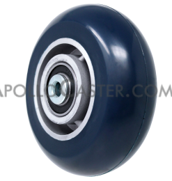 (image for) Wheel; 5\" x 2\"; Conductive ESD Polyu On Alum (Blue); Prec Ball Brngs; 1/2\" Bore; 2-7/16\" Hub Length; 540# (Item #87139)