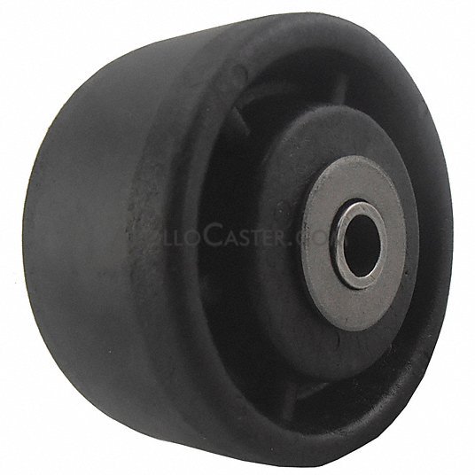 Wheel; 2-1/2\" x 1-13/16\"; Glass/ Nylon Hi-Temp (Bk); Roller Brng; 3/4\" Bore; 2\" Hub Length; 1200# (Item #87375)