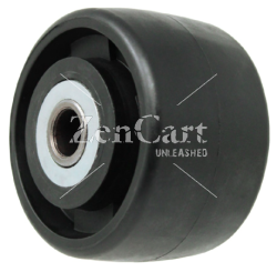 (image for) Wheel; 2" x 13/16"; Glass/ Nylon; Plain bore; 5/16" Bore; 63/64" Hub Length; 200# (Item #87122)