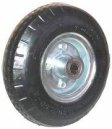 Wheel; 8" x 2-1/2"; Pneumatic (Black); Ball Brng; 300#; 1/2" bore; 3" Hub Length; Centered bolted hub (Item #89757)