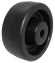 Wheel; 5" x 2"; Polyolefin; Delrin Bushing; 3/4" Bore; 2-7/16" Hub Length; 800# (Item #88686)
