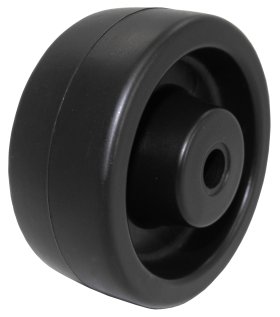(image for) Wheel; 2-1/2" x 1-1/8"; Polyolefin; Plain bore; 5/16" Bore; 1-1/4" Hub Length; 200# (Item #88429)