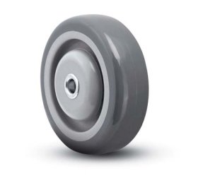 (image for) Wheel; 3" x 1-1/4"; PolyU on PolyO (Gr/Bg); Precision Ball Brng; 3/8" Bore; 1-9/16" Hub Length; 250#; Thread guards (Item #88871)