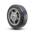 Wheel; 4" x 2"; Blue 60D Thermo-Urethane; Sealed Prec Ball Brng; 1/2" Bore; 2-7/16" Hub Length; 600# (Item #89580)