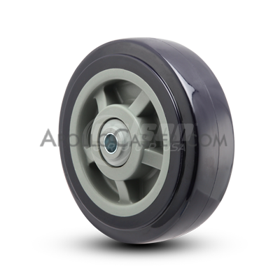 Wheel; 6\" x 2\"; Blue Thermo-Urethane; Sealed Prec Ball Brng; 1/2\" Bore; 2-7/16\" Hub Length; 1000# (Item #87722)