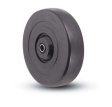 Wheel; 3" x 13/16"; Rubber (Soft; non-marking); Plain bore; 1/4" Bore; 1" Hub Length; 110# (Item #87405)