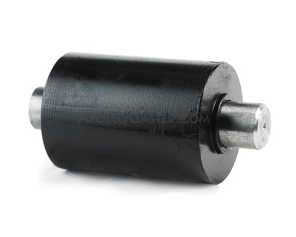 Nose Roller and Axle; 8-5/8\" diam x 8\" width; Cast Iron Roller; 40000#; 1-1/2\" x 10-1/2 Recessed Zerk Axle. For Roll-Off Container Applications. (Item #88639)