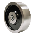 Wheel; 5" x 2"; Steel (Forged); Roller Bearing; 1/2" Bore; 2-3/16" Hub Length; 2500# (Item #87197)