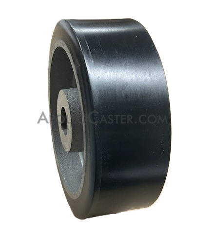 Wheel; 10\" x 3.5\"; 90A PolyU on Cast Iron; 1-1/2\" Bore; 3-1/2\" Hub Length; 1400#; 3/8\" x 3/16\" Keyway (Item #87196)