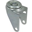 Yoke; Swivel; 4" x 1-1/4"; Hollow Kingpin (1/2" bolt hole); Zinc; 3/8" Bore; 1-9/16" Hub Length; 300#; Dustcover (Item #88996)