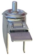 Yoke; Swivel; 4" x 1-1/4"; Threaded Stem (1/2"-13TPI x2-13/16"); Zinc; 3/8" Bore; 1-9/16" Hub Length; 350#; Dustcap; Total Lock (Item #87956)