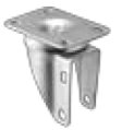 Yoke; Swivel; 3-1/2" x 1-1/4"; Top Plate (2-3/8"x3-5/8"; holes: 1-3/4"x2-7/8" slotted to 3"; 5/16" bolt); Zinc; 3/8" Bore; 1-9/16" Hub Length; 350# (Item #88790)