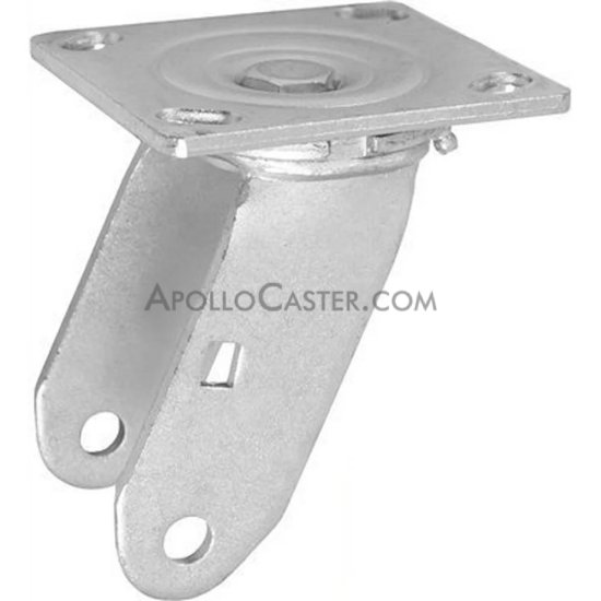 Yoke; Swivel; 6\" x 3\"; Plate (5-1/4\"x7-1/4\"; holes: 3-3/8\"x5-1/4\" slots to 4-1/8\"x6-1/8\"; 1/2\" bolt); 3/4\" Bore; 3-5/8\" Hub Length; 3500# (Item #87312)