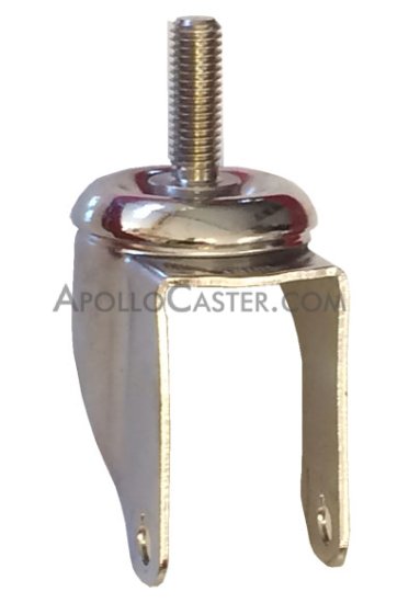 Yoke Axle & Nut; Swivel; 4\" x 1-1/4\"; Threaded Stem (1/2\"-13TPI x 1-1/2\"); Stainless; 3/8\" Bore; 1-9/16\" Hub Length; 300# (Item #88578)