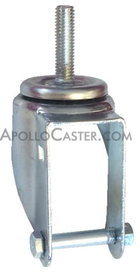 Yoke; Swivel; 5\" x 1-1/4\"; Threaded Stem (1/2\"-13TPI x2-13/16\"); Zinc; 3/8\" Bore; 1-9/16\" Hub Length; 350#; Dustcap (Item #87798)