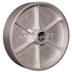 (image for) Wheel; 8 x 2-1/2; Cast Iron; Plain bore; 1600#; 1-3/16 Bore; 2-3/4 Hub Length (Item #89471)