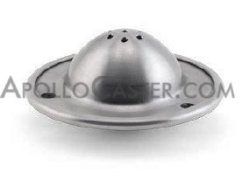 (image for) Ball Transfer; 1-1/4" Stainless Steel Ball; Round (74mm diameter: 3 holes: 2-5/16" apart); Stainless Housing; 275#; Weep Hole(s) (Item #87257)