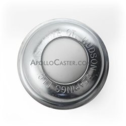 (image for) Ball Transfer; 1-1/2" Nylon ball; Threaded Stud; 3/8"-16TPI x 1"; Zinc-plated steel housing; 3-1/4" O.D.; 250#; 2-5/16" load height (Item #89431)