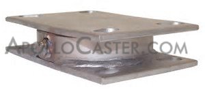 Turntable; Twin Plates (5-1/4\"x7-1/4\"; holes: 3-3/8\"x5-1/4\" slots to 4-1/8\"x6-1/8\"; 1/2\" bolt); Zinc Plate; 7000#; 1-11/16\" Load Height; Kingpinless (Item #88084)