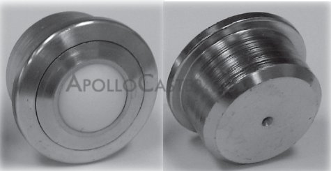 Ball Transfer; 1-3/16\"; Nylon Ball; Machined steel Drop-in Base (1-3/4\" x 15/16\"); Carbon Steel; 770#; 9/16\" Load Height; Weep Hole(s) (Item #88174)