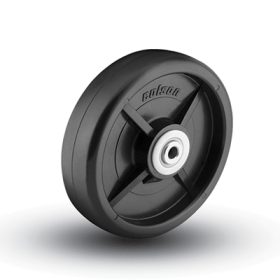 (image for) Wheel; 6" x 2"; Polyolefin; Roller Brng; 3/4" Bore; 2-7/16" Hub Length; 600# (Item #87937)