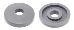 (image for) Tubing Bumper; 3-1/2" Diameter; 3/4" Height; Rubber; Fits onto 1" O.D. Tubing (Item #87366)