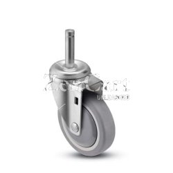 (image for) Caster; Swivel; 5" x 1-1/4"; PolyU on PolyO (Gr/Bg); Grip Ring (7/16" x 1-3/8"); Zinc; Plain bore; 300#; Dust Cover (Mtl) (Item #65533)