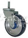 (image for) Caster; Swivel; 3" x 1-1/4"; PolyU on Alum; Threaded Stem (1/2"-13TPI x 2-13/16"); Zinc; Prec Brng; 350#; Dust Cover (Mtl) (Item #68475)