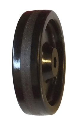 (image for) Wheel; 5" x 1-1/4"; Phenolic; Plain bore; 1/2" Bore; 1-3/8" Hub Length; 450# (Item #87629)