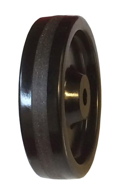 (image for) Caster; Swivel; 3" x 1-1/4"; Phenolic; Threaded Stem (1/2"-13TPI x 1-1/2"); Zinc; Steel Spanner; 350#; Tread Brake (Item #64175)